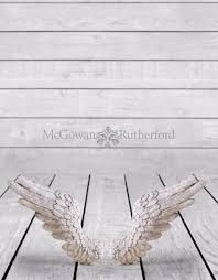 antique white angel wings wall decor