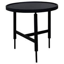 Collin Black Side Table By Collector