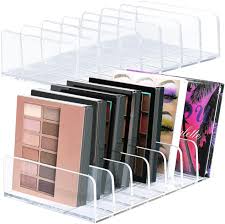 2pcs makeup pallet organizer acrylic