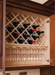 wine lattice wooden cabinet accessory