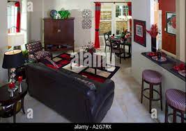 Middle class home interior living room Denver, Colorado Stock Photo - Alamy gambar png