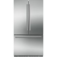 A stainless steel refrigerator can be the perfect addition to your kitchen. B21ct80sns Bosch 800 Series French Door Bottom Mount Refrigerator 36 Easy Clean Stainless Steel B21ct80sns Stainless Steel Airport Home Appliance Airport Home Appliance