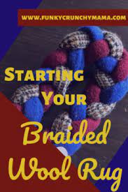 starting your braided wool rug