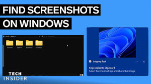 where to find screenshots on windows