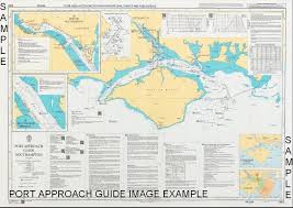 British Admiralty Nautical Chart 8094 Port Approach Guide Ingeniero White Nacional Galvan