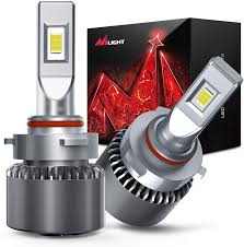 nilight 2pcs 9005 hb3 led headlight bulb hi lo beam 8000 10000lm conversion kit 6500k size 5 inch x 5 inch x 5 inch