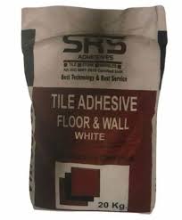 srs 20kg floor tile adhesive bag at rs