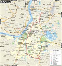Kolkata West Bengal City Map Travel Information And Guide