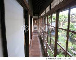 Japanese Style Architectural Corridors