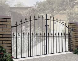 Arched Metal Driveway Garden Gate 7ft