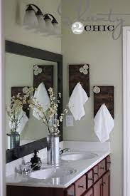 Diy Towel Hooks Shabby Chic Bathroom