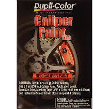 Duplicolor Brake Caliper Kit Red