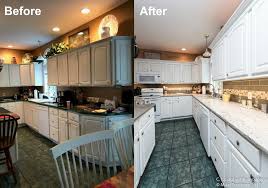 before and after kitchen remodel c t