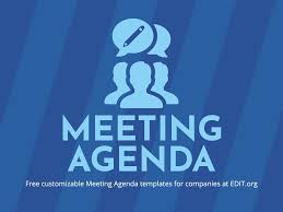 Customize a Meeting Agenda Template Online