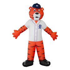 detroit tigers inflatable mascot