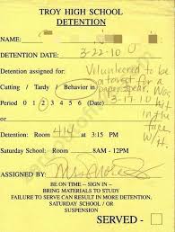 The Hilarious Detention Slips That Got Students Extra Time