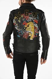 Latestfashionstyle #embroidered #jacket #waistcoat embroidered jacket designs #ladies waistcoat styles=fsbs embroidered. Diesel Leather Embroidered L Juner Jacket Men Glamood Outlet