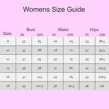 Women Jacket Skirt Size Guide Shirt Modclothin Crown
