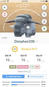 Discussion My Second Perfect Iv Pokemon Donphan What Moves