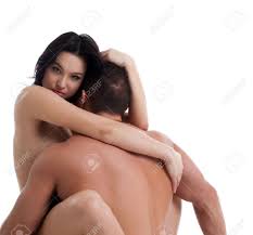 Portrait Of Beautiful Naked Woman Hugging Her Husband Stock Photo, Picture  And Royalty Free Image. Image 28002132.
