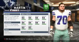 Madden 19 Dallas Cowboys Player Ratings Roster Depth