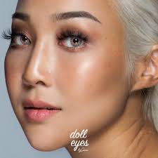 contact lens dolleyes crystal grey