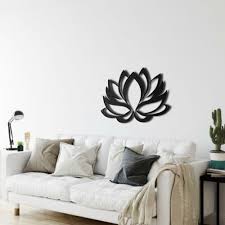Lotus Flower Metal Wall Decor For Home