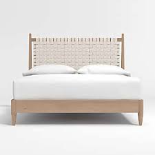 How to add queen bed rails with hooks colors, headboard to attach bed frame hardwarereplacement metal side to travel with our most beds and footboardking size bed rals wood bed frame to compare prices save ideas. Beds Headboards Crate And Barrel