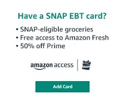 add your snap ebt card to amazon and