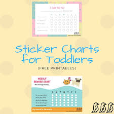 Sticker Charts For Toddlers Adore Them