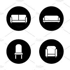 Soft Furniture Icons Vector Soft