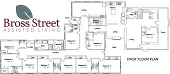 floor plan isted living supports