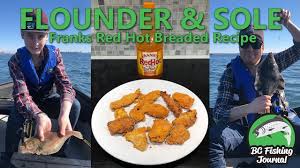 franks red hot sauce breaded fish recipe using sole and flounder bc fishing journal