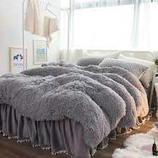 large soft warm bed sofa throw over