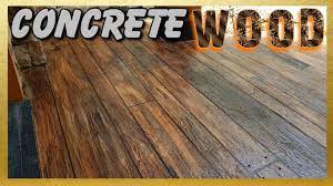 decorative concrete wood