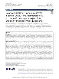 nonthyroidal illness syndrome ntis