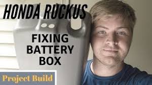 fixing honda ruckus battery box