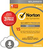 Norton security premium secures up to 10 pcs, macs, ios & android devices, and includes parental controls to help your kids explore their online world safely, with 25gb of secure cloud pc storage. Norton Security Premium 10 Devices Amazon Exclusive 15 Month Subscription Digital Download Pc Mac Online Code Buy Online In Botswana At Botswana Desertcart Com Productid 87882505