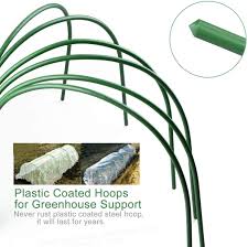 1,103 metal plant support stake products are offered for sale by suppliers on alibaba.com, of which other garden supplies accounts for 13%, other garden ornaments & water. Jycra Greenhouse Support Hoops Grow Tunnel For Plant Cover Support Steel With Plastic Coated Hoops For Greenhouse Garden Plants Protection And Growing 6pcs 4ft Long Amazon Co Uk Kitchen Home