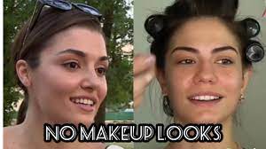 turkish actress with or without makeup