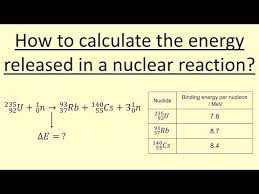 Energy Released In A Nuclear Reaction