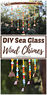 Sea Glass Diy Wind Chimes With Cowbells