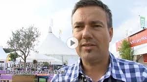 Lukas Rüger, Organisator Zeltfestival "Das Besondere ist, dass wir jetzt ...