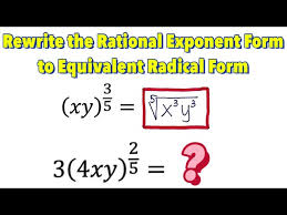 Fractional Exponent Form