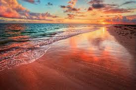 beach sunset images
