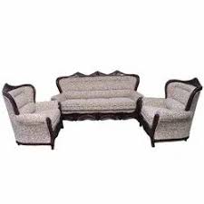 wooden antique 5 seater sofa set for