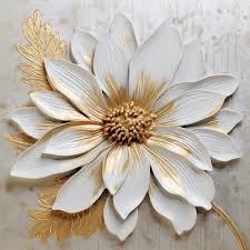 Premium Photo Ceramic Flower Wall Art