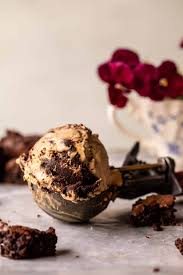 no churn fudge brownie coffee ice cream