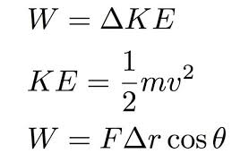 The Formula For Work Physics Equation