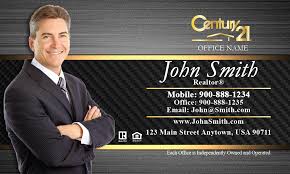 Choose from business cards, postcards, flyers, letterhead, brochures, corrugated signs, and so much more. Century 21 Business Card With Agent Photo Black And Gold Design 102181